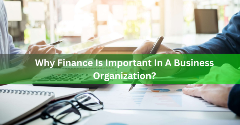 Why Finance Is Important In A Business Organization?